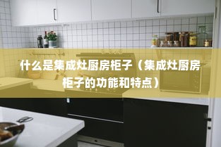 什么是集成灶厨房柜子（集成灶厨房柜子的功能和特点）