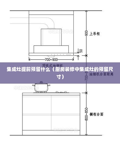 集成灶提前预留什么（厨房装修中集成灶的预留尺寸）