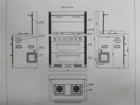 集成灶尺寸和价格 集成灶具体尺寸是多少