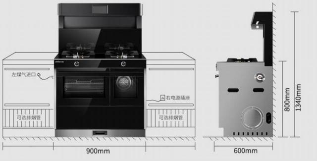 集成灶排风高度多少 集成灶排烟高度